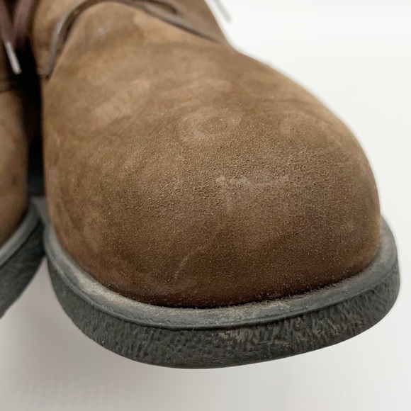 Men’s Auth Tod’s Derby Oxford Lace Up Brown Suede Lace Up Shoes Size 8 - Picture 6 of 15